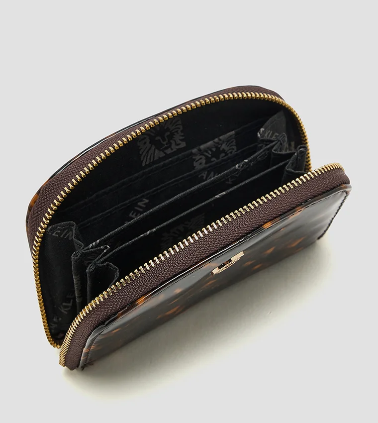 ANNE KLEIN  Anne Klein Patterned Zip-around Card Holder for Women | Best Price UAE